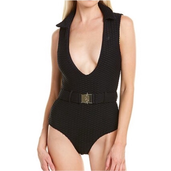 Devon Windsor Stella Bond girl Women's Bronze Swimsuit M - Picture 2 of 4